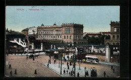 AK Berlin-Kreuzberg, Hochbahnhof Am Halleschen Tor  - Kreuzberg