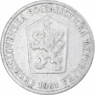 Tchécoslovaquie, 10 Haleru, 1961 - Checoslovaquia