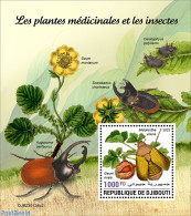 Djibouti 2023 Medical Plants And Insects, Mint NH, Nature - Flowers & Plants - Insects - Yibuti (1977-...)