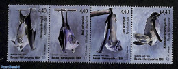 Bosnia Herzegovina - Croatic Adm. 2023 Bats 4v [:::] Or [+], Mint NH, Nature - Animals (others & Mixed) - Bats - Bosnia And Herzegovina