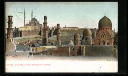 CPA Cairo, Citadelle And Mamelouk Tombs  - Autres & Non Classés