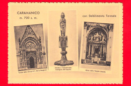 ITALIA - Abruzzo - Cartolina Non Viaggiata - Caramanico (Pescara) - Con Stabilimento Termale - Vedutine - Autres & Non Classés