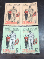 VIET  NAM  NORTH STAMPS-205(1967 2000TH US AIRCRAFT BROUGHT DOWN OVER NORTH VIETNAM)4 Pcs 2 SET Good Quality - Vietnam