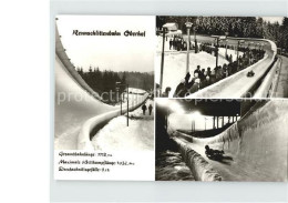 72413175 Oberhof Thueringen Rennschlittenbahn Wintersportplatz Oberhof - Oberhof