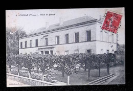 Cp, 86, Civray, Palais De Justice, Voyagée 1909 - Civray