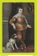 Enfant Et Chien Peinture VOIR DOS Sohn Karls 1 England Détail Van Dyck Stengel & Co Dresden N°29664 Fils De Charles 1er - Paintings