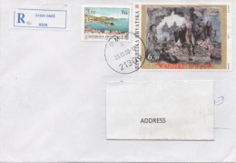 Croatia 1997, Michel 420, Vukovar And Vis 555 ( 2000 ), Registered Commercial Letter - Croazia