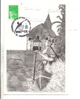 CHAMPIONNAT DU MONDE DE CANOE KAYAK à TREIGNAC CORREZE 2000 - Commemorative Postmarks