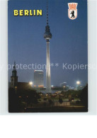 72413158 Berlin Fernsehturm Marienkirche Hotel Stadt Berlin Nachtaufnahme Borsig - Sonstige & Ohne Zuordnung