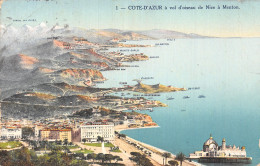 06-DE NICE A MENTON-N°5179-D/0357 - Autres & Non Classés