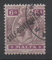 Malta, Used, 1922, Michel 71 ( Or 72 ) - Malte