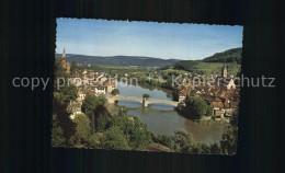 72413058 Laufenburg Baden Blick Vom Dreispitz Zur Rheinbruecke Laufenburg - Autres & Non Classés