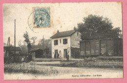 SAS0103  CPA  SAULCY-SUR-MEURTHE (Vosges)  La Gare  ++++ - Altri & Non Classificati