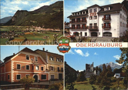 72413014 Oberdrauburg Kaernten Pontillerhaus Marktplatz Rathaus Ruine Hohenburg  - Autres & Non Classés