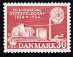 1954. Denmark. Centenary Of Danish Telegraphy. MNH. Mi. Nr. 351 - Ongebruikt