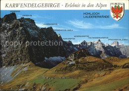 72412996 Tirol Region Laliderer Hochalm Karwendelgebirge Tirol Region - Andere & Zonder Classificatie