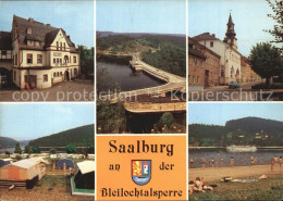 72412984 Saalburg Saale Hotel Kranich Bleilochtalsperr Rathaus Campingplatz Bade - Other & Unclassified