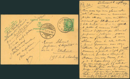 EP Au Type 30ctm Vert Houyoux (SBEP N°79) Obl Simple Cercle "Thienen / Tirlemont" (1927) > Ettelbruck (Gd Luxembourg) - Briefkaarten 1909-1934