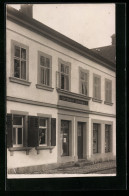 Foto-AK Bad Windsheim, Geschäft Bernhard Schirmer 1910  - Bad Windsheim