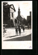 Foto-AK Nastätten, Katholische Kirche, Hans Kraz, 22. Sept. 1927  - Autres & Non Classés