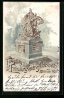 Künstler-AK Hildesheim, Denkmals-Enthüllungsfeier Oktober 1900  - Hildesheim