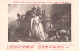 27-LES DEUX AMANTS LEGENDE DU TEMPS DE CHARLEMAGNE-N°5182-A/0131 - Altri & Non Classificati