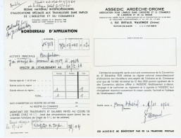 ARDECHE RECEPISSE DE MANDAT 1964 BOURG ST ANDEOL ET JOINT LA FACTURE VOIR LES SCANS - 1961-....