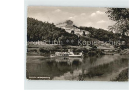 72412630 Donaustauf Walhalla Gedenkstaette Donau Dampfer Donaustauf - Other & Unclassified