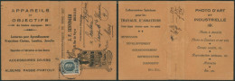 Houyoux - N°193 Sur Imprimé "Appareils Et Objectifs" (Photographie, Bruxelles) > Mons - 1922-1927 Houyoux