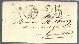 80497 -  Cursive  37 /  Valbonnais - 1849-1876: Classic Period