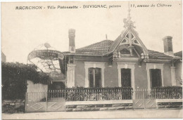 ARCACHON : VILLA PISTONNETTE , 11 AVENUE DU CHATEAU - Arcachon