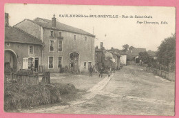 SAS0128  CPA SAULXURES LES BULGNEVILLE  (Vosges)    Rue De Saint-Ouen  ++++++ - Sonstige & Ohne Zuordnung