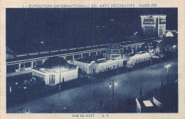 75-PARIS EXPOSITION DES ARTS DECORATIFS 1925 VUE DE NUIT-N°5184-A/0075 - Tentoonstellingen