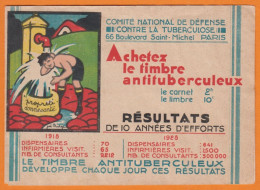 Carnet De Timbres " ACHETEZ LE TIMBRE ANTITUBERCULEUX 1928 "    Avec Publicité GIBBS-NESTLE-SAVON.... - Tegen Tuberculose