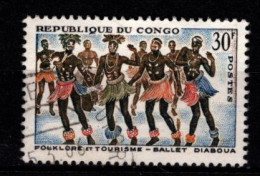 - CONGO - 1964 -YT N° 164 - Oblitéré - Folklore - - Usati