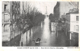75-PARIS INONDE 1910 RUE SAINT CHARLES GRENELLE-N°5184-B/0297 - Inondations De 1910