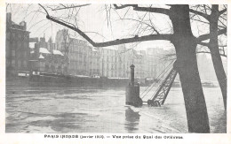 75-PARIS INONDE 1910 QUAI DES ORFEVRES-N°5184-B/0301 - Überschwemmung 1910