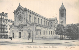 75-PARIS EGLISE NOTRE DAME DES CHAMPS-N°5184-B/0245 - Kirchen