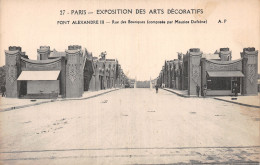 75-PARIS EXPOSITION DES ARTS DECORATIFS PONT ALEXANDRE III-N°5184-B/0099 - Exhibitions