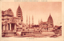 75-PARIS EXPOSITION COLONIALE INTERNATIONALE 1931 ANGKOR VAT-N°5184-A/0311 - Expositions