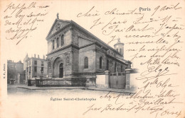 75-PARIS EGLISE SAINT CHRISTOPHE-N°5184-E/0073 - Eglises