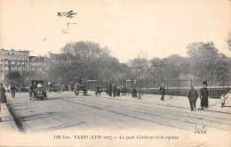 75-PARIS LE PONT CARDINET ET LE SQUARE-N°5184-D/0337 - Autres & Non Classés