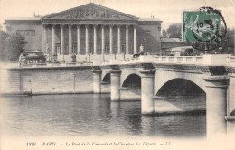 75-PARIS LE PONT DE LA CONCORDE ET LA CHAMBRE DES DEPUTES-N°5184-D/0323 - Autres & Non Classés