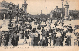 75-PARIS AVENUE NICOLAS ET PONT ALEXANDRE III-N°5184-D/0311 - Autres & Non Classés