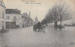 75-PARIS CRUE DE LA SEINE QUAI DE LA RAPEE-N°5184-D/0219 - La Crecida Del Sena De 1910