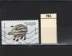 PRIX FIXE Obl 781 YT Cochon Les Animaux Dans L'art 59 - Used Stamps