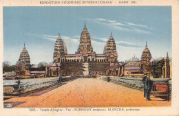 75-PARIS EXPOSITION COLONIALE INTERNATIONALE 1931 TEMPLE D ANGKOR VAT-N°5184-D/0109 - Expositions
