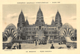 75-PARIS EXPOSITION COLONIALE INTERNATIONALE 1931 ANGKOR VAT-N°5184-D/0019 - Ausstellungen