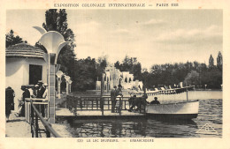 75-PARIS EXPOSITION COLONIALE INTERNATIONALE 1931 LE LAC DAUMESNIL-N°5184-D/0005 - Expositions