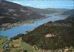 72411870 Ossiachersee Mit Burgruine Landskron Fliegeraufnahme Ossiachersee - Other & Unclassified